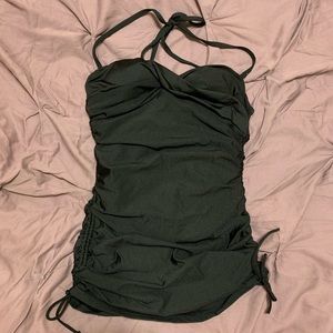 Avenue black retro one piece bathing suit